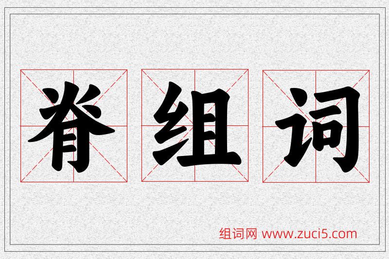 脊字的组词