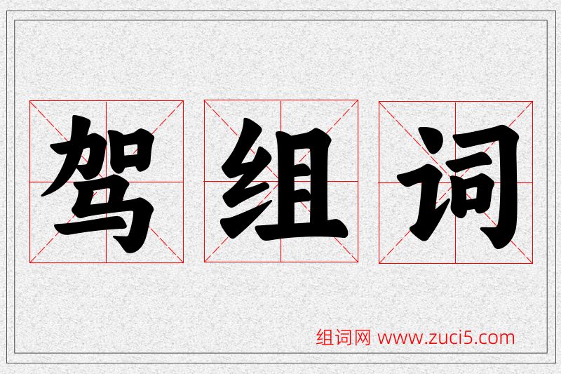 驾字的组词
