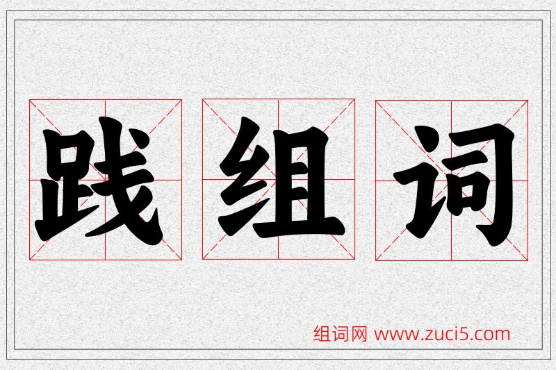 践字的组词