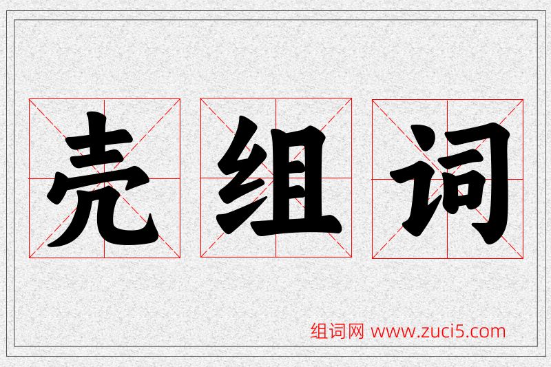 壳字的组词