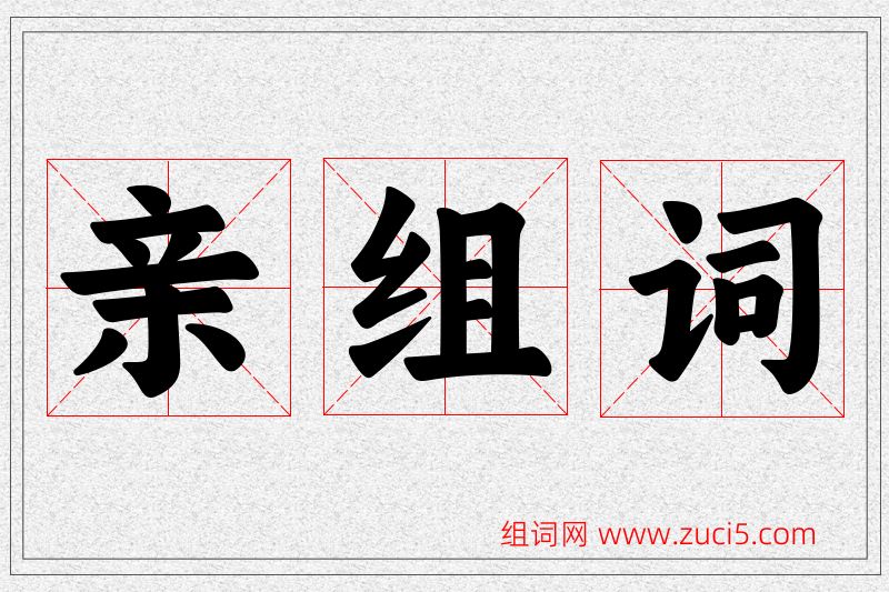 亲字的组词