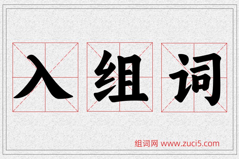 入字的组词