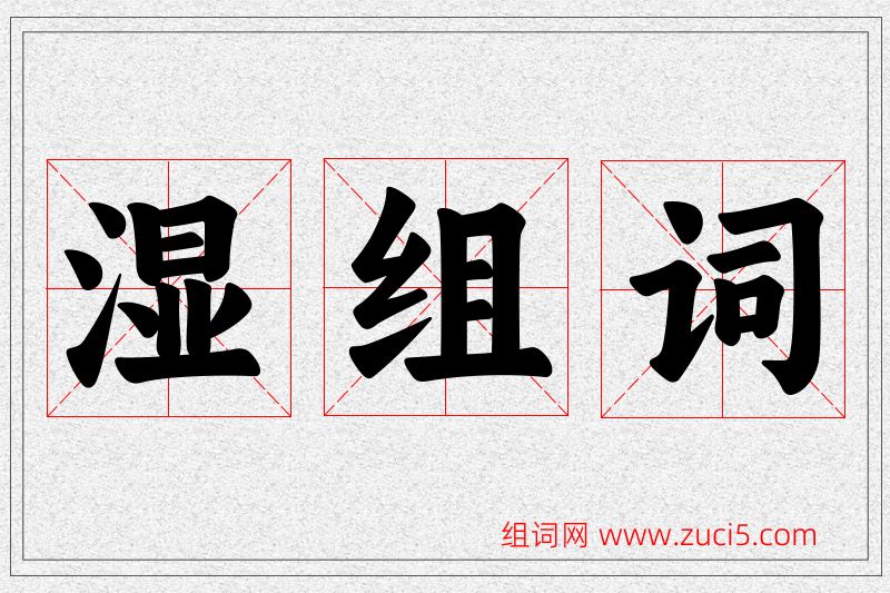 湿字的组词