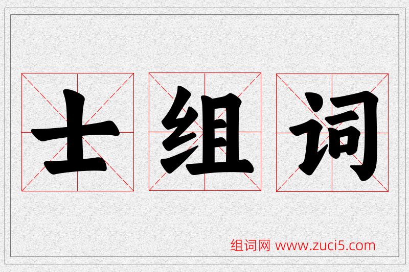 士字的组词