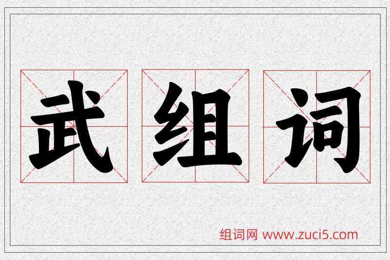 武字的组词