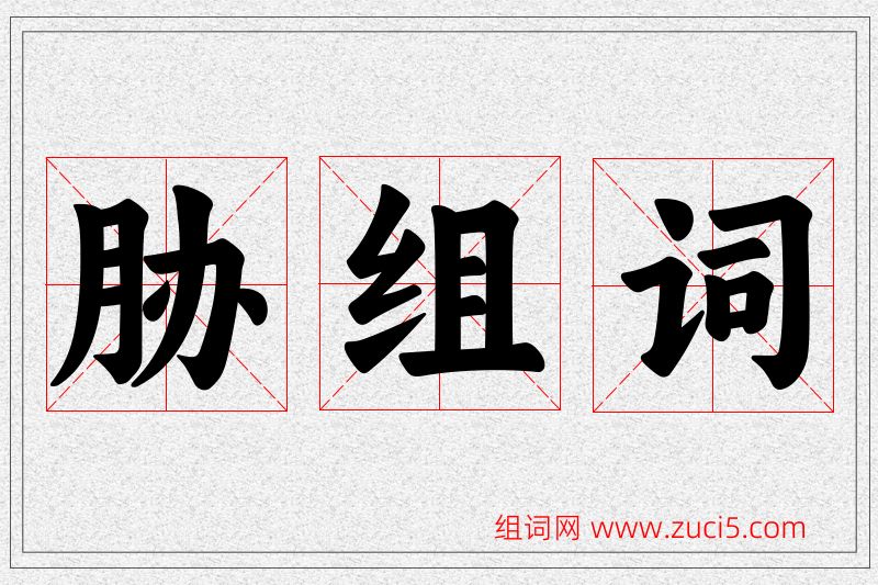 胁字的组词