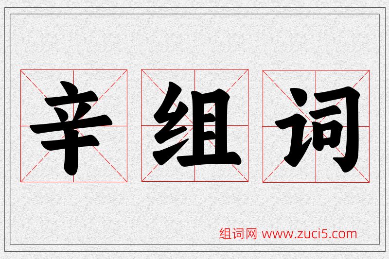 辛字的组词
