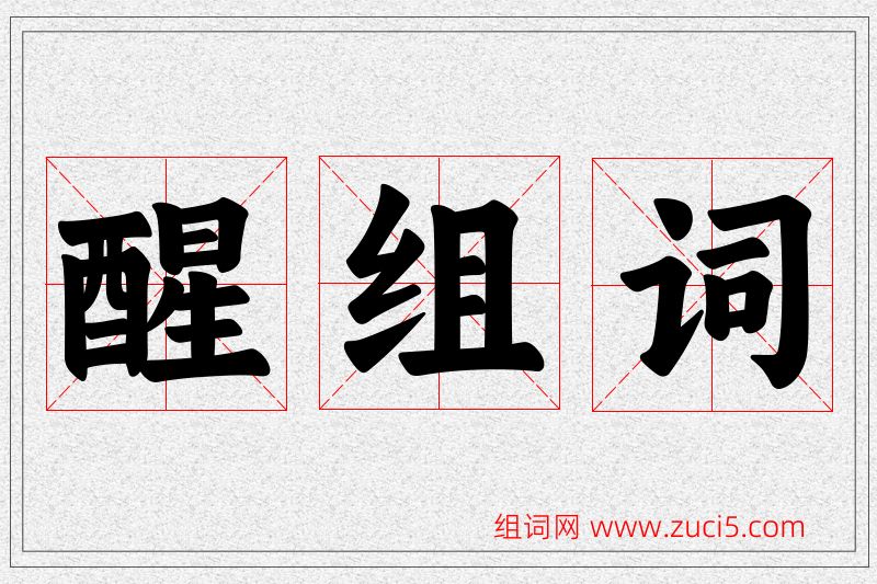 醒字的组词