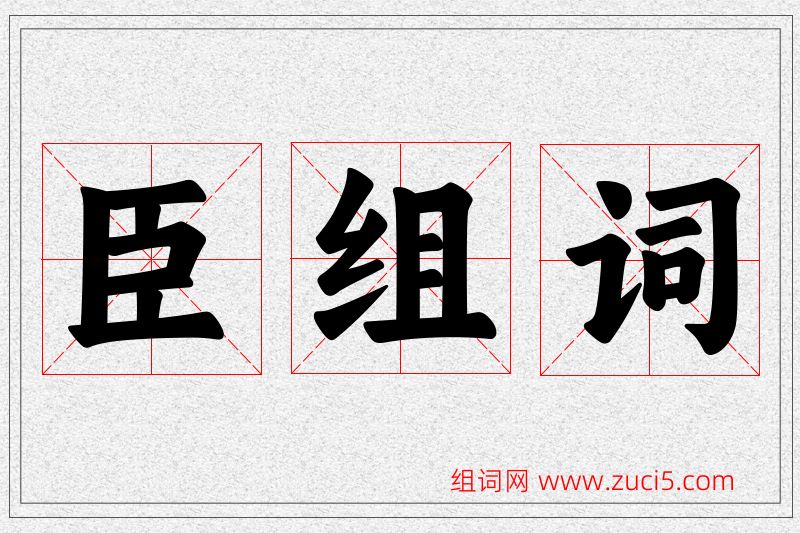 臣字的组词