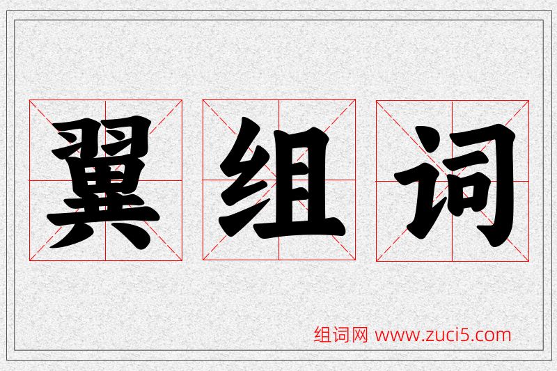 翼字的组词
