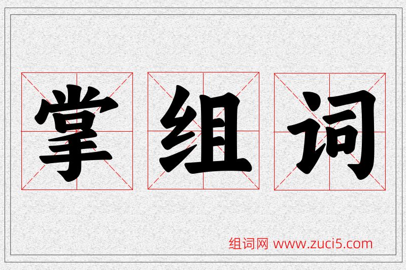 掌字的组词