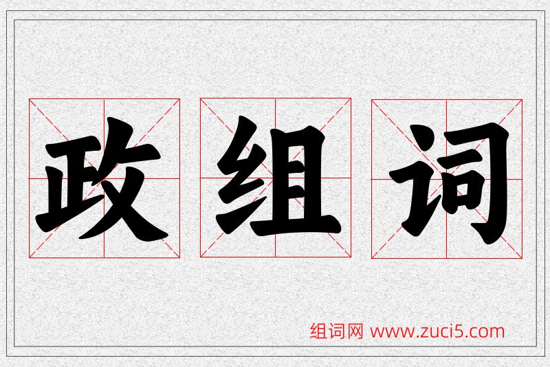 政字的组词