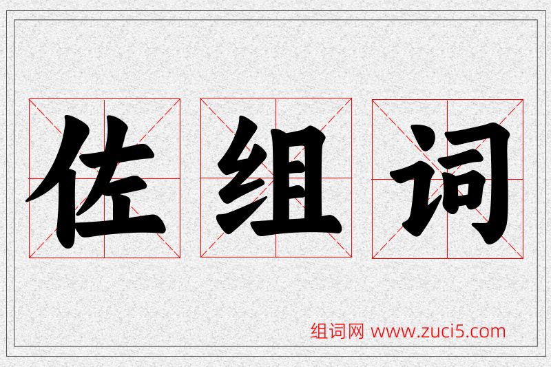 佐字的组词