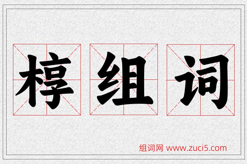 椁字的组词