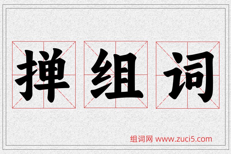 掸字的组词