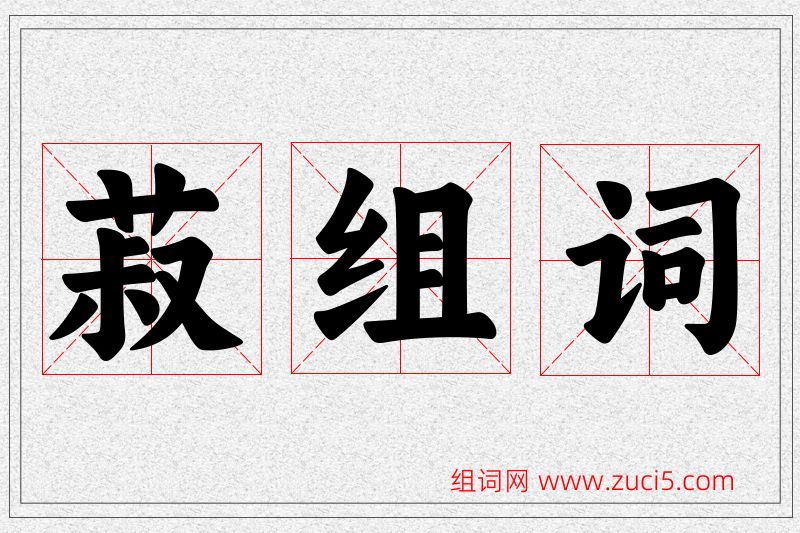 菽字的组词