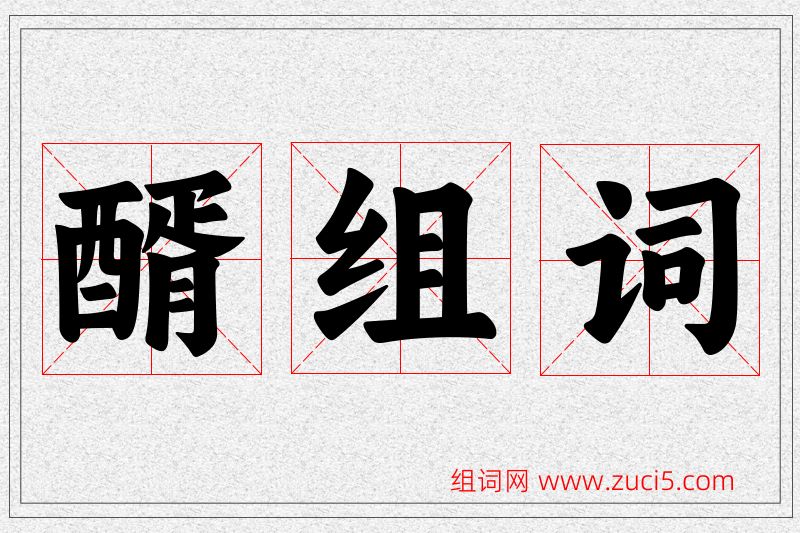 醑字的组词