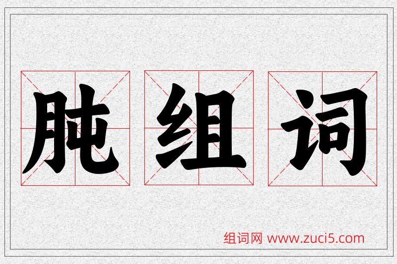 肫字的组词