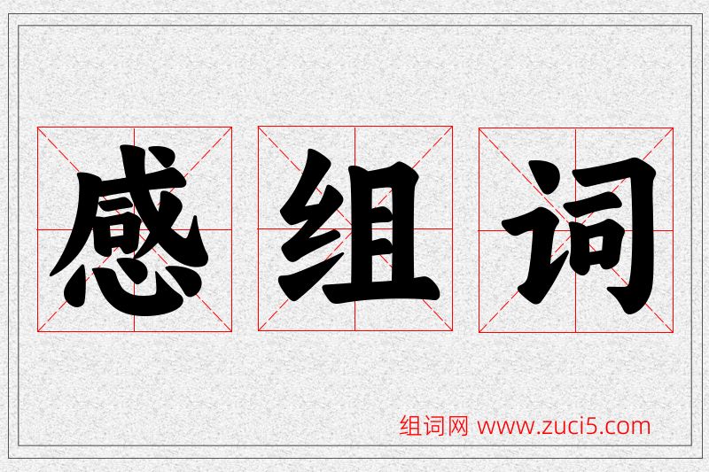 感字的组词