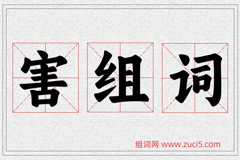害字的组词
